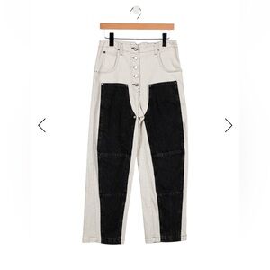 Rachel Comey Black and White Handy  Jeans - size 6